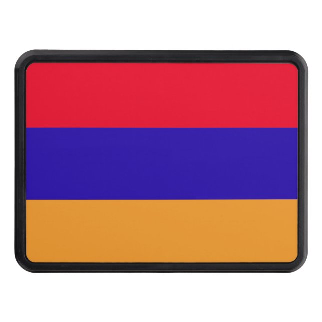 Armenia Flag Trailer Hitch Cover (Front)