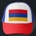 Armenia Flag Trucker Hat<br><div class="desc">Armenia Flag</div>