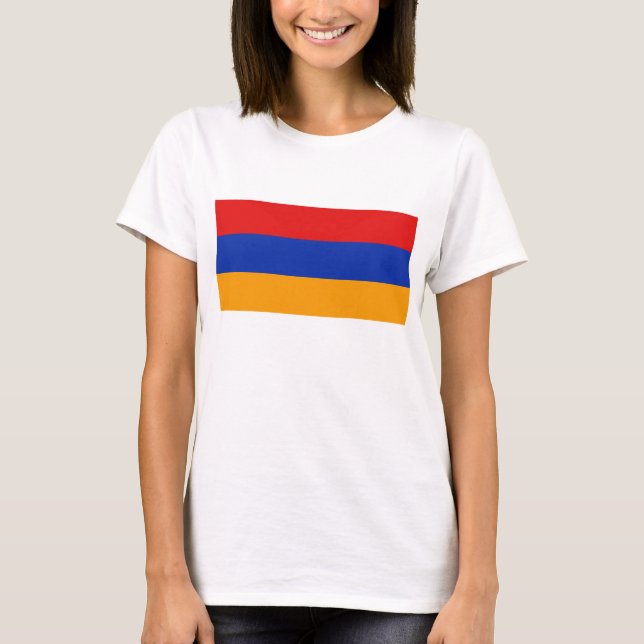 Armenia Flag x Map T-Shirt (Front)