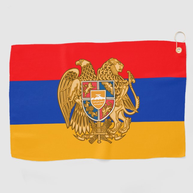 Armenia Golf Towel (Horizontal)