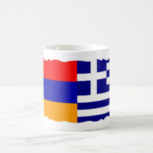 Armenia & Greek Flag Coffee Mug