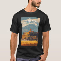 Armenia Illustration Travel Art Vintage