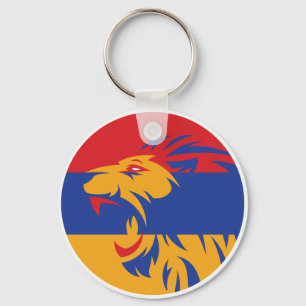 Armenia Lion Armenian National Animal Flag Keychain