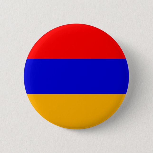 Armenia National Flag 2 Inch Round Button (Front)