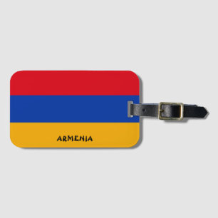 Armenia National Flag Patriotic Luggage Tag