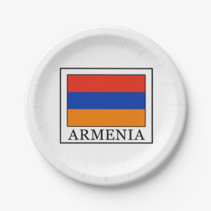Armenia Paper Plate