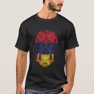 Armenia Skull And Roses Flag T-Shirt
