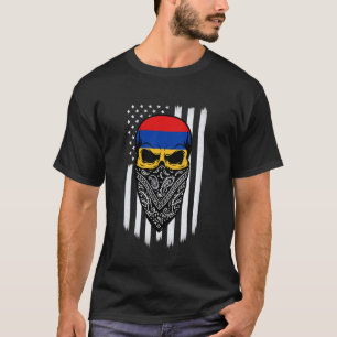 Armenia Skull Bandana T-Shirt