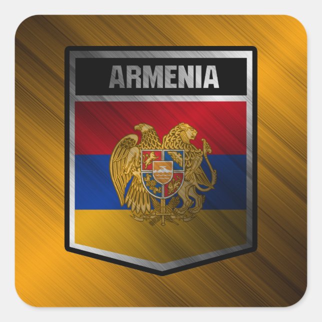 Armenia Square Sticker (Front)
