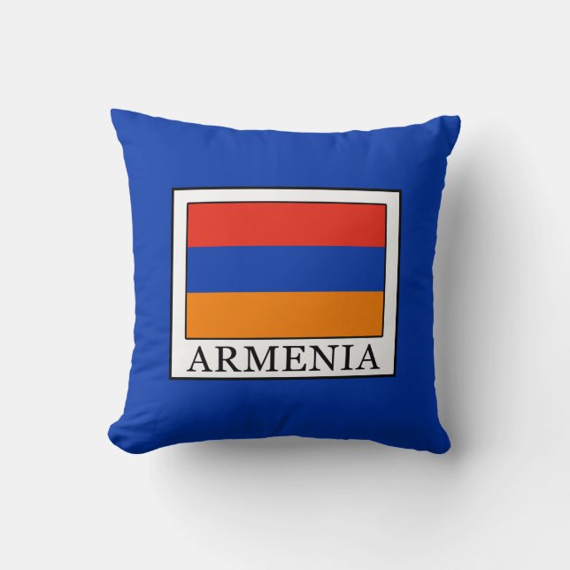 Armenia Throw Pillow (Front)