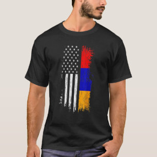 Armenian American Flag   Pride Armenia USA Tees