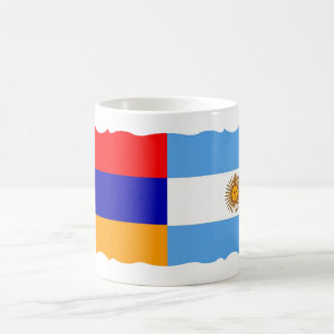 Armenian & Argentina Flag Coffee Mug