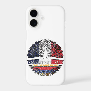 Armenian Armenia French France Tree Roots Flag