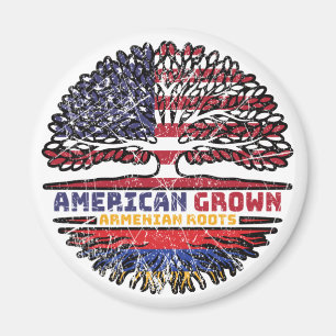 Armenian Armenia US American USA United States Magnet