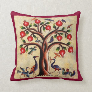 Armenian Art Polyester Throw Pillow 16" x 16"