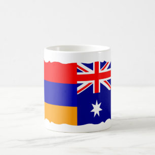 Armenian & Australian Flag Coffee Mug
