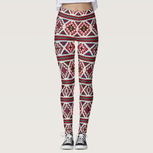 Armenian Carpet pattern Leggings - Unique Design