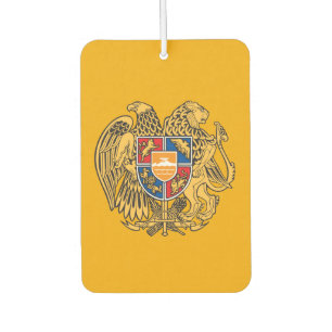 Armenian coat of arms air freshener