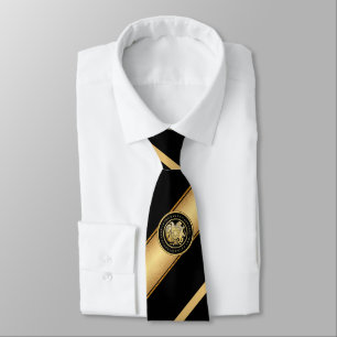 Armenian Coat of arms/ alphabet Neck Tie