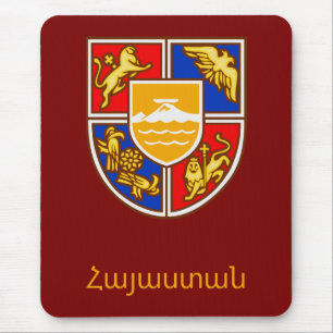 Armenian Coat of Arms Heritage & Symbols Mouse Pad