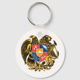 Armenian Coat of Arms Keychain