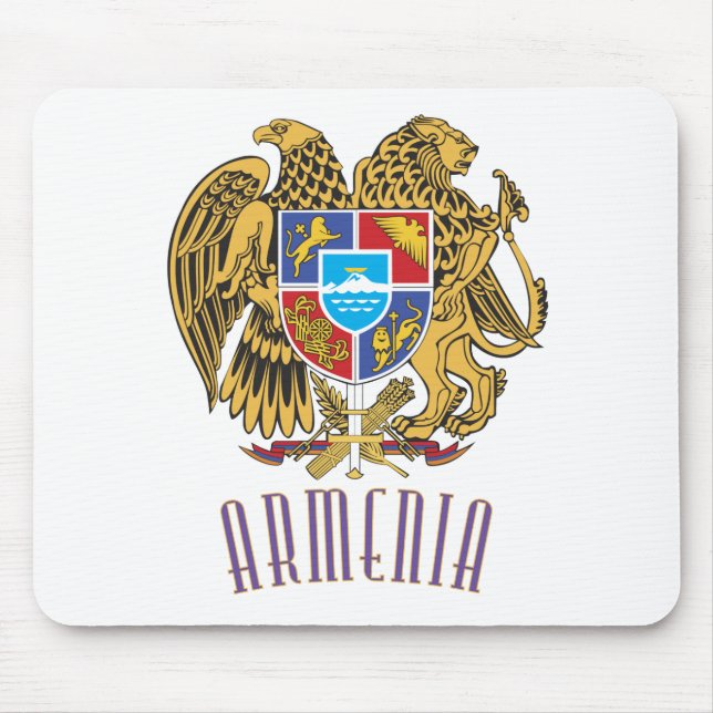 Armenian Coat of Arms Mouse Pad (Front)