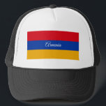 Armenian flag & Armenia - fashion, travel /sports Trucker Hat<br><div class="desc">Baseball/Trucker Hats: Armenia & Armenian Flag - love my country,  travel,  holiday,  fashion patriots /sports fans</div>