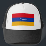 Armenian flag & Armenia - fashion, travel /sports Trucker Hat<br><div class="desc">Baseball/Trucker Hats: Armenia & Armenian Flag - love my country,  travel,  holiday,  fashion patriots /sports fans</div>