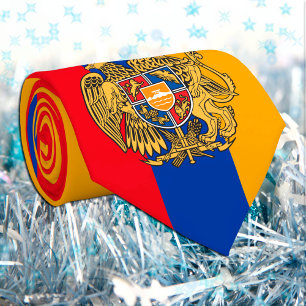 Armenian Flag & Armenia travel, business /sports Tie