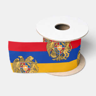 Armenian Flag & Armenia travel, holiday /sports  Satin Ribbon