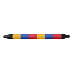 Armenian flag black ink pen