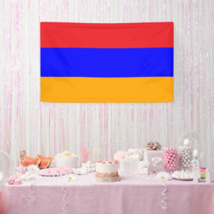 Armenian Flag Celebration Party Event Décor Banner