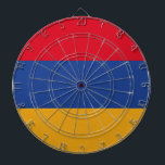 Armenian flag dartboard<br><div class="desc">Armenian flag</div>