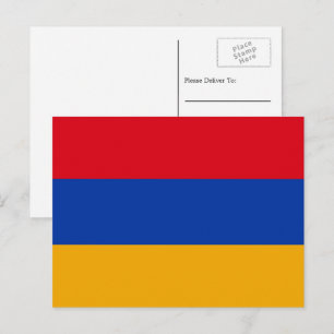 Armenian Flag, Flag of Armenia Postcard