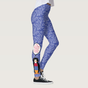 Armenian Flag Holiday Ms. Penguin Talking Leggings