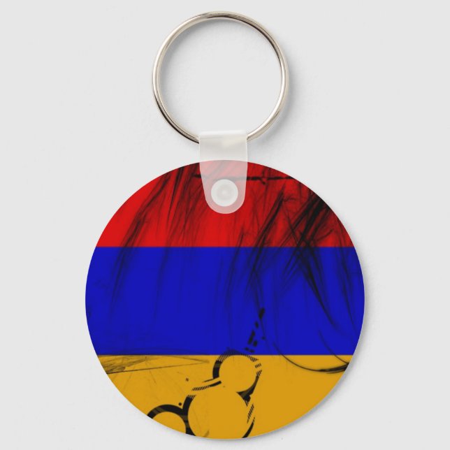Armenian Flag Keychain (Front)
