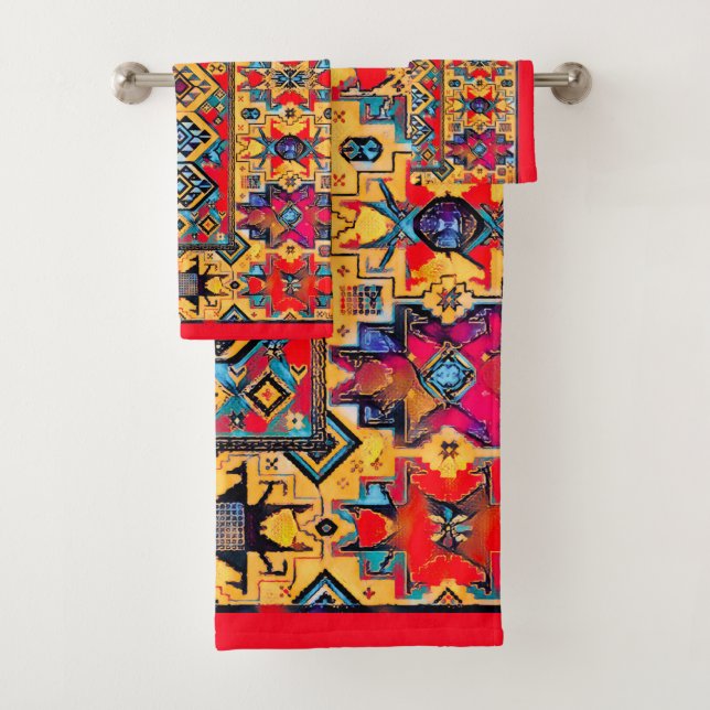 Armenian Folk Art Towel (Insitu)