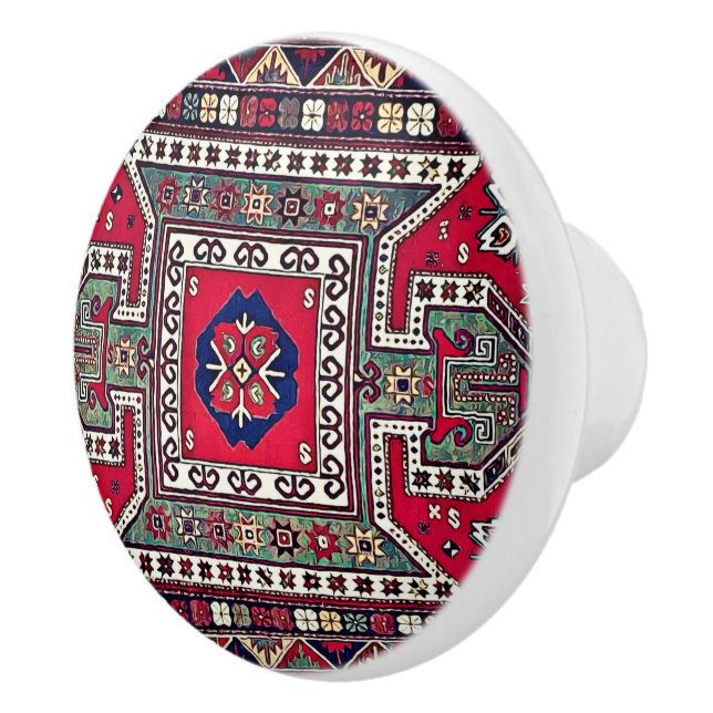 Armenian fork Art Ceramic Knob (Right)
