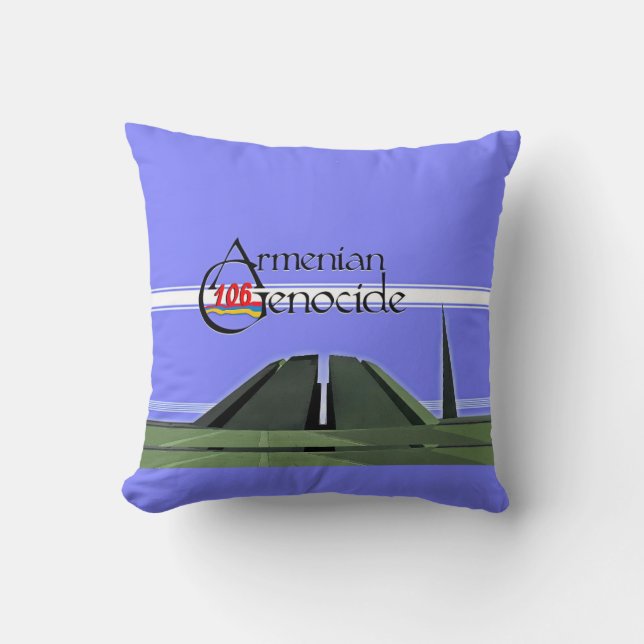 Armenian Genocide 106 Throw Pillow (Front)
