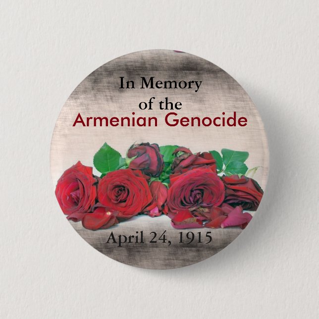 Armenian Genocide Button (Front)