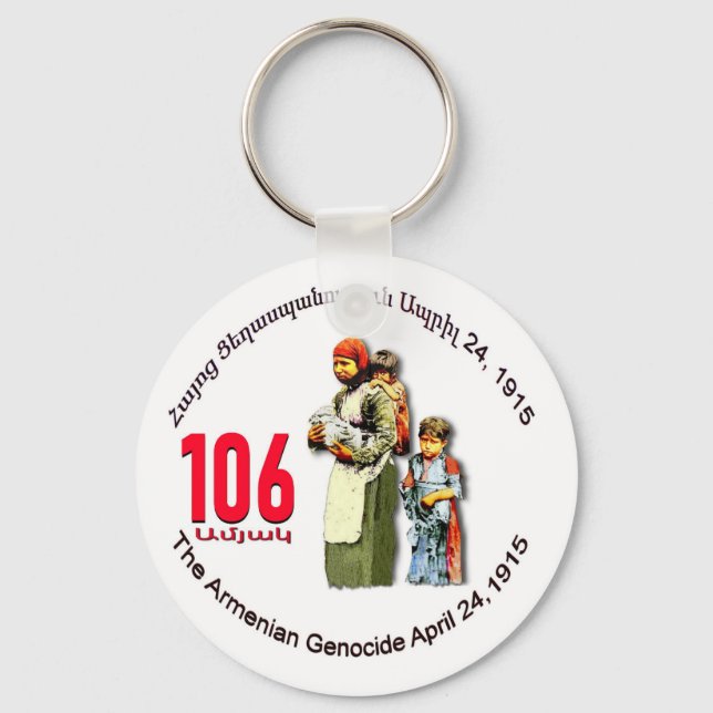 Armenian Genocide Keychain (Front)