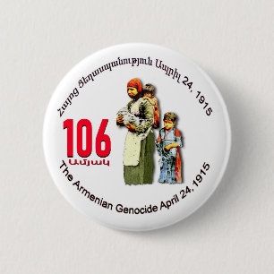 Armenian Genocide Memorial 2 Inch Round Button