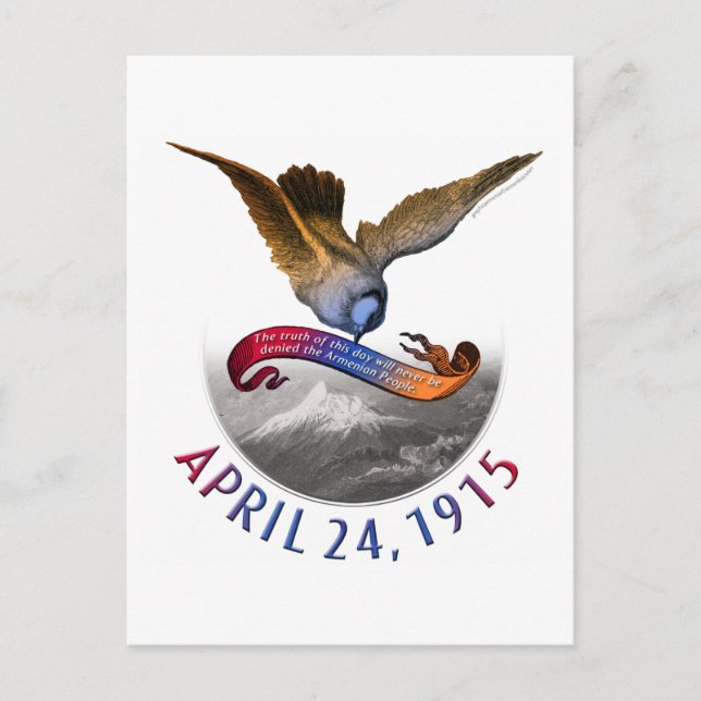 Armenian Genocide Remembrance Postcard (Front)