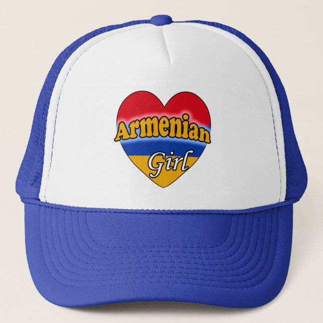 Armenian Girl Trucker Hat (Front)