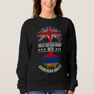 Armenian Roots Immigrant Ancestry Great Britain Ar Sweatshirt