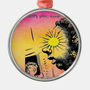 Armenian Saying Metal Ornament