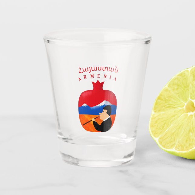 Armenian Shot glass (Front)