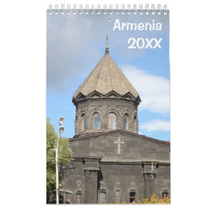 Arménie 12 mois calendrier mural 2021