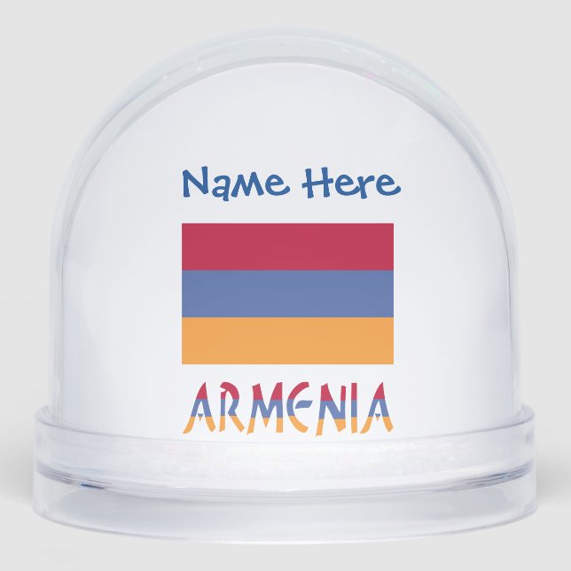 Arménie Pavillon bleu arménien Personnalisé (Avant)