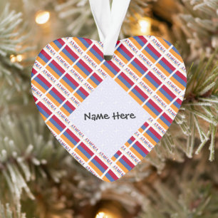 Arménie Personnalisation noire avec le drapeau arm